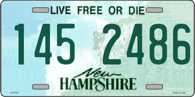 NH license plate 1452486