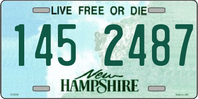 NH license plate 1452487