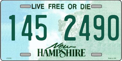 NH license plate 1452490