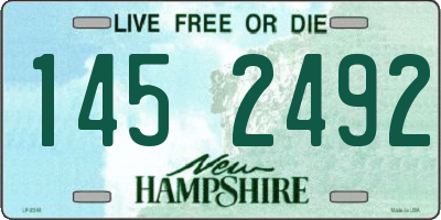 NH license plate 1452492