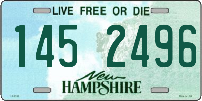 NH license plate 1452496