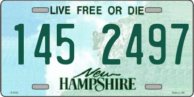 NH license plate 1452497