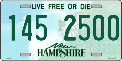 NH license plate 1452500