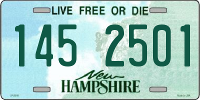 NH license plate 1452501