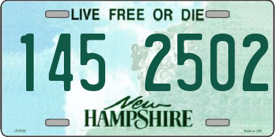 NH license plate 1452502