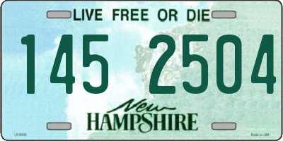 NH license plate 1452504