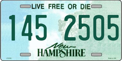 NH license plate 1452505