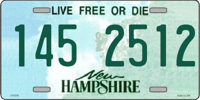 NH license plate 1452512