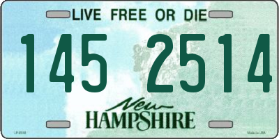 NH license plate 1452514