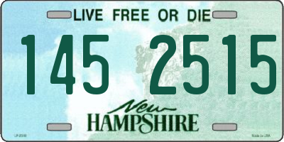 NH license plate 1452515