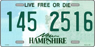 NH license plate 1452516