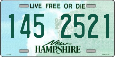 NH license plate 1452521