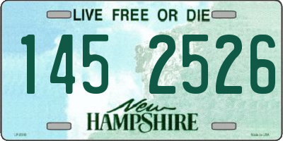 NH license plate 1452526