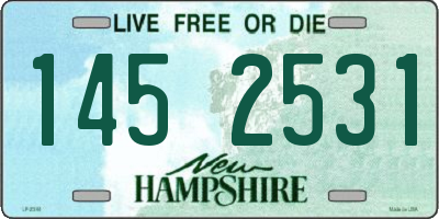 NH license plate 1452531