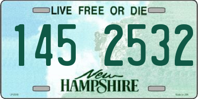 NH license plate 1452532