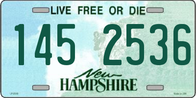 NH license plate 1452536