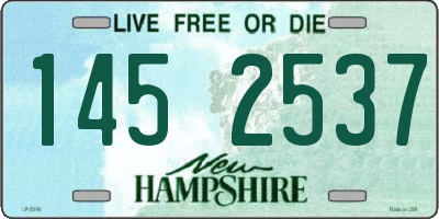 NH license plate 1452537