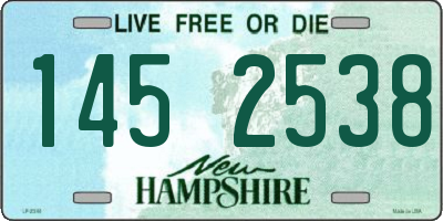 NH license plate 1452538