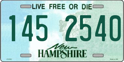 NH license plate 1452540