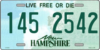 NH license plate 1452542