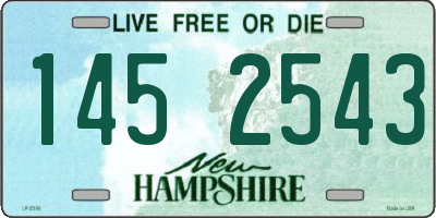 NH license plate 1452543