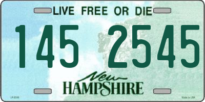 NH license plate 1452545