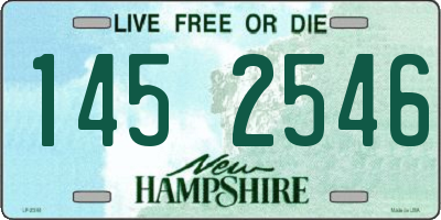 NH license plate 1452546