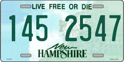 NH license plate 1452547