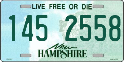 NH license plate 1452558