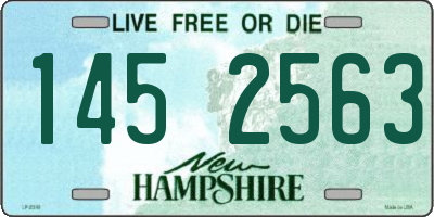 NH license plate 1452563
