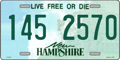 NH license plate 1452570
