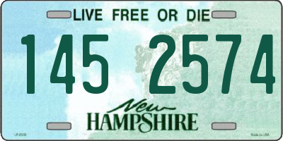NH license plate 1452574
