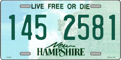 NH license plate 1452581