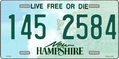 NH license plate 1452584