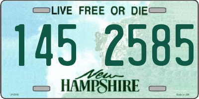NH license plate 1452585