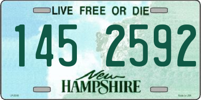 NH license plate 1452592