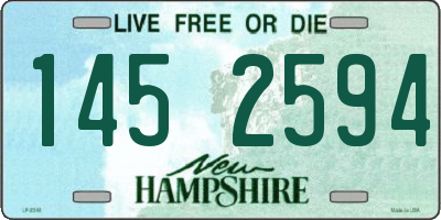 NH license plate 1452594