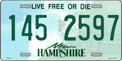 NH license plate 1452597