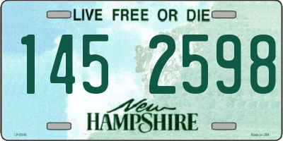 NH license plate 1452598