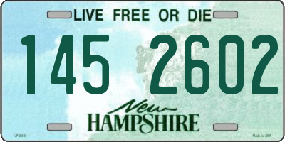 NH license plate 1452602