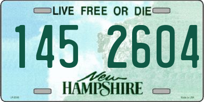 NH license plate 1452604
