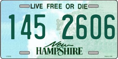 NH license plate 1452606