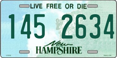 NH license plate 1452634