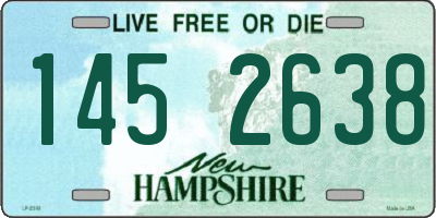 NH license plate 1452638