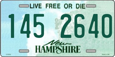 NH license plate 1452640