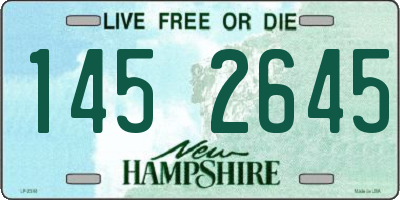 NH license plate 1452645