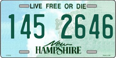NH license plate 1452646