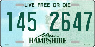 NH license plate 1452647