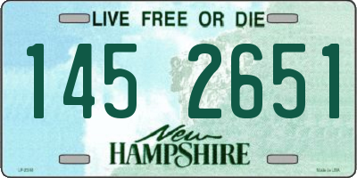 NH license plate 1452651