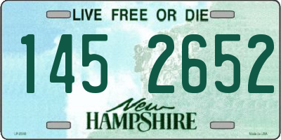 NH license plate 1452652